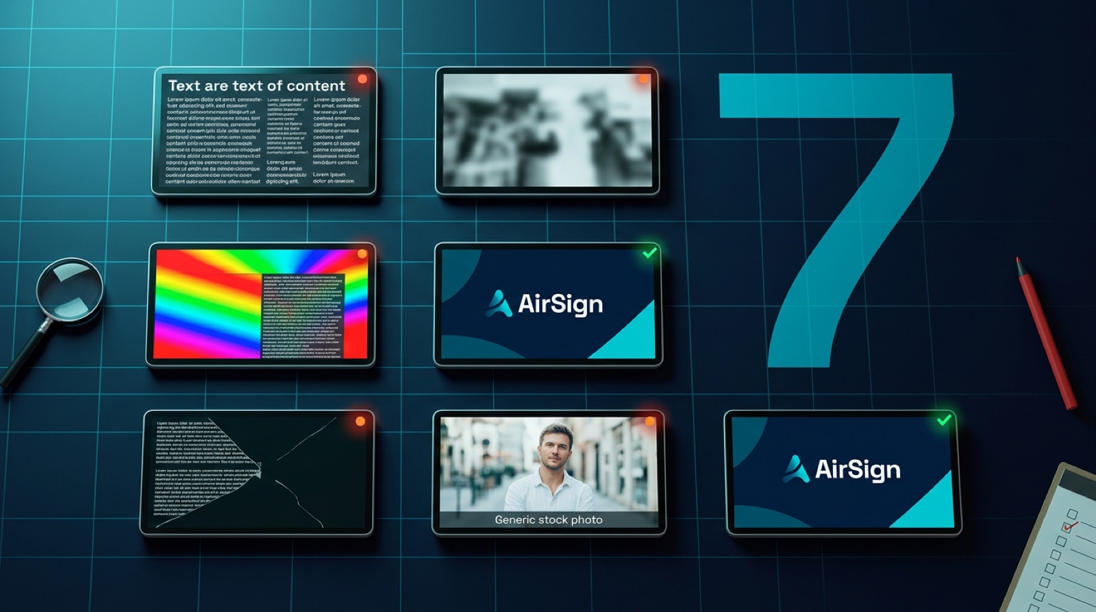 7 vanliga misstag med digital signage